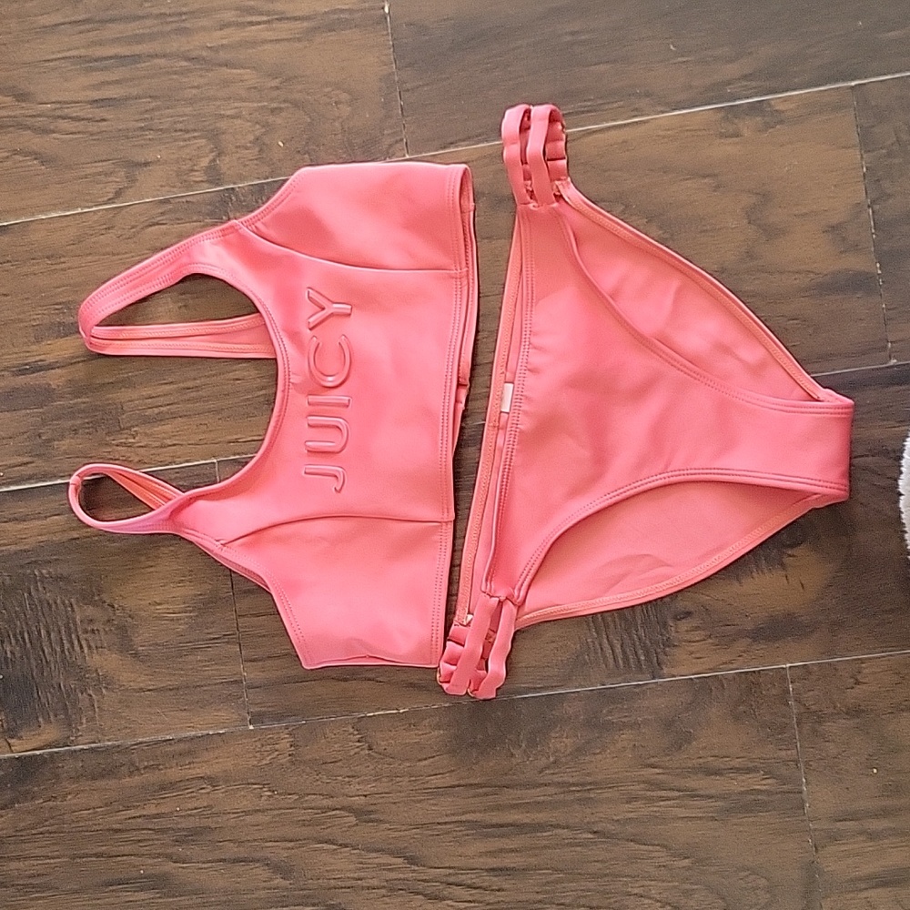 Juicy Couture Coral Pink Bikini - size M